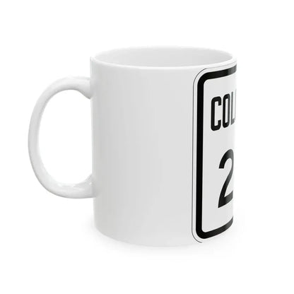 Colorado 281 1946 (Colorado) (Road Sign) White Coffee Mug - Go Mug Yourself