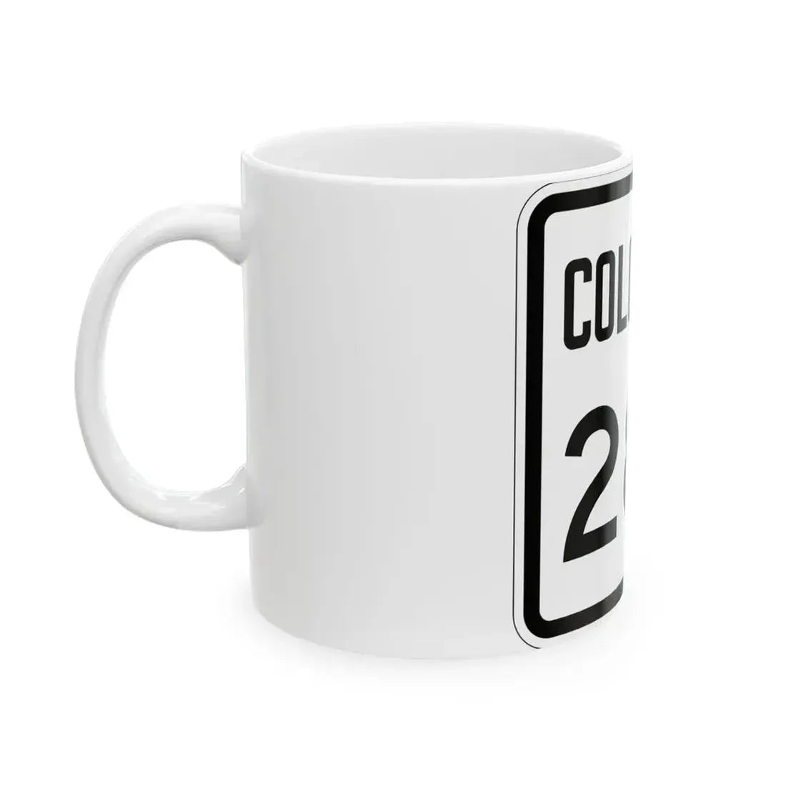 Colorado 283 1946 (Colorado) (Road Sign) White Coffee Mug - Go Mug Yourself