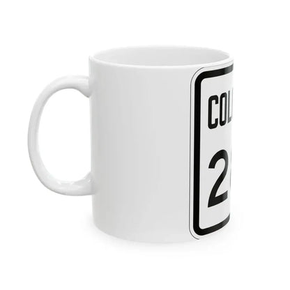 Colorado 283 1946 (Colorado) (Road Sign) White Coffee Mug - Go Mug Yourself