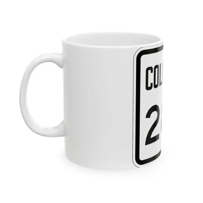 Colorado 286 1946 (Colorado) (Road Sign) White Coffee Mug - Go Mug Yourself