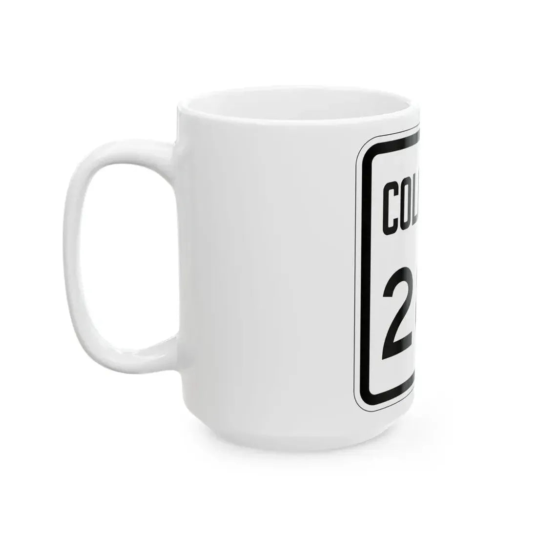 Colorado 286 1946 (Colorado) (Road Sign) White Coffee Mug - Go Mug Yourself