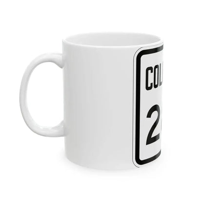 Colorado 287 1946 (Colorado) (Road Sign) White Coffee Mug - Go Mug Yourself