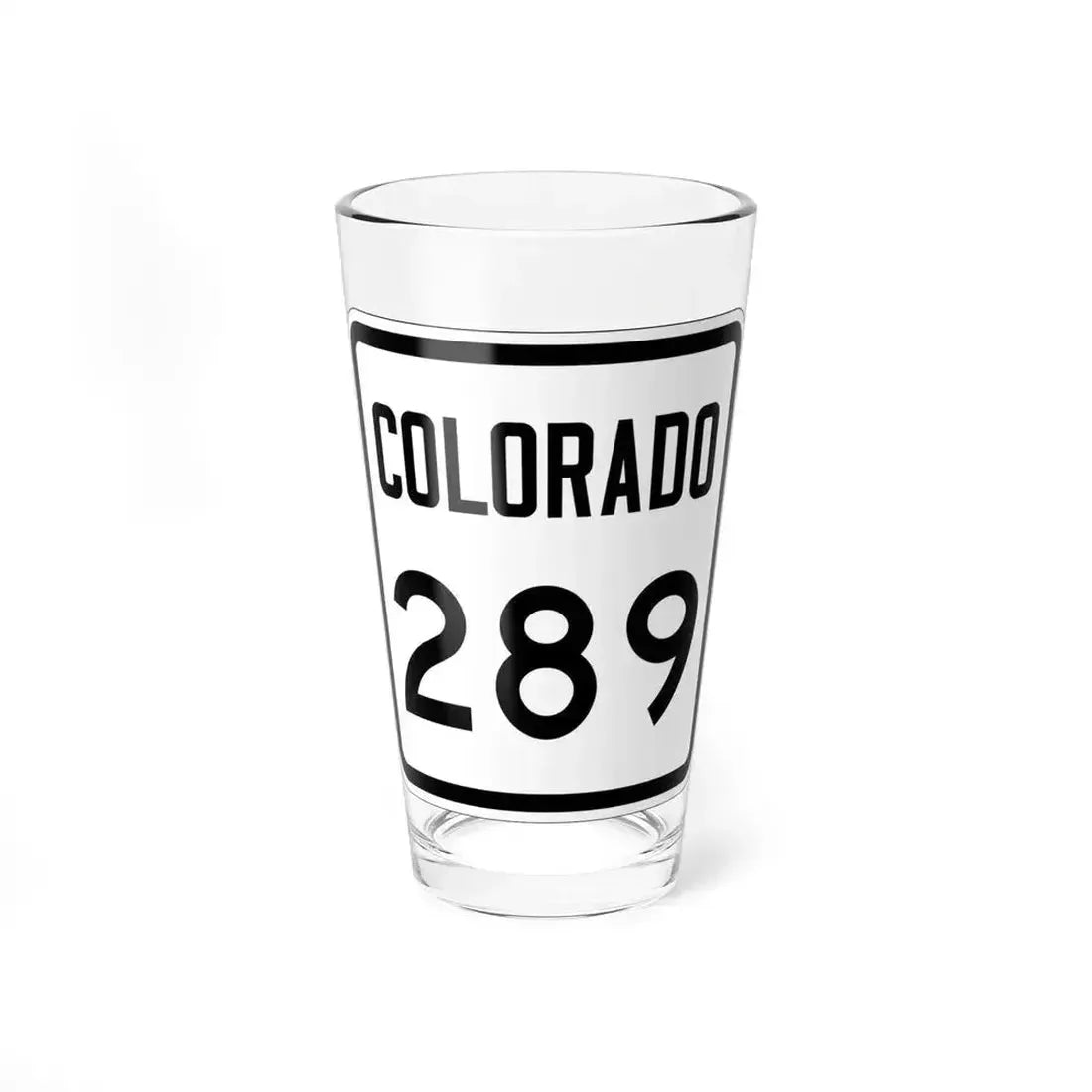 Colorado 289 1946 (Colorado) (Road Sign) Pint Glss 16oz 16oz - Go Mug Yourself
