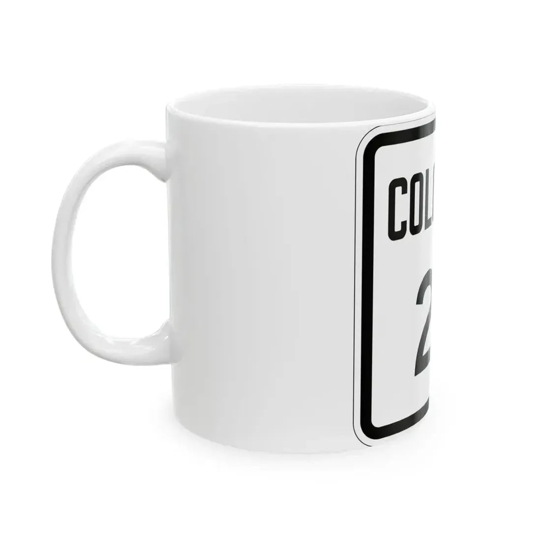 Colorado 29 1946 (Colorado) (Road Sign) White Coffee Mug - Go Mug Yourself
