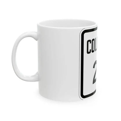 Colorado 29 1946 (Colorado) (Road Sign) White Coffee Mug - Go Mug Yourself