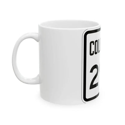 Colorado 293 1946 (Colorado) (Road Sign) White Coffee Mug - Go Mug Yourself