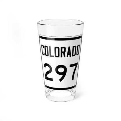 Colorado 297 1946 (Colorado) (Road Sign) Pint Glass 16oz 16oz - Go Mug Yourself