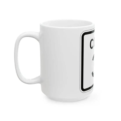 Colorado 31 1952 (Colorado) (Road Sign) White Coffee Mug - Go Mug Yourself