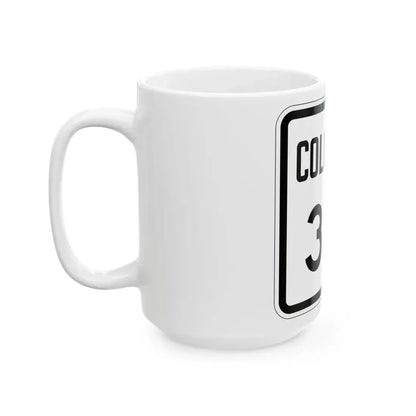 Colorado 313 1946 (Colorado) (Road Sign) White Coffee Mug - Go Mug Yourself