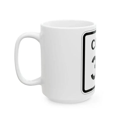 Colorado 32 1952 (Colorado) (Road Sign) White Coffee Mug - Go Mug Yourself