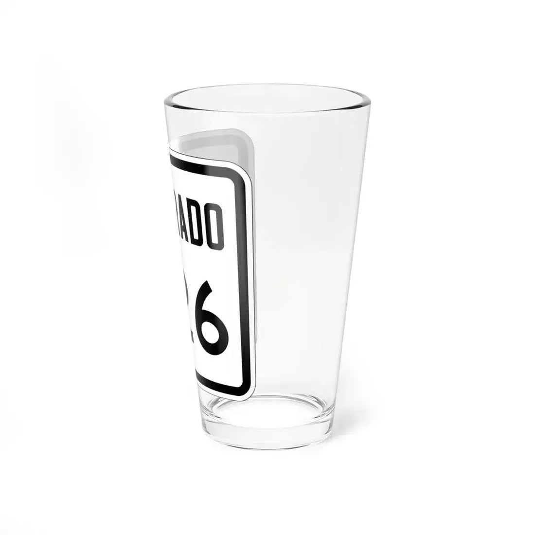 Colorado 326 1946 (Colorado) (Road Sign) Pint Glss 16oz - Go Mug Yourself