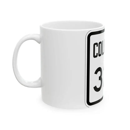 Colorado 327 1946 (Colorado) (Road Sign) White Coffee Mug - Go Mug Yourself