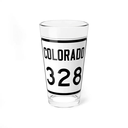 Colorado 328 1946 (Colorado) (Road Sign) Pint Glass 16oz 16oz - Go Mug Yourself