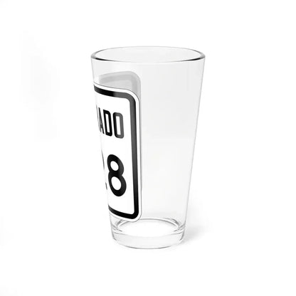Colorado 328 1946 (Colorado) (Road Sign) Pint Glss 16oz - Go Mug Yourself