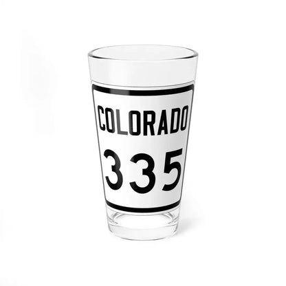 Colorado 335 1946 (Colorado) (Road Sign) Pint Glass 16oz 16oz - Go Mug Yourself