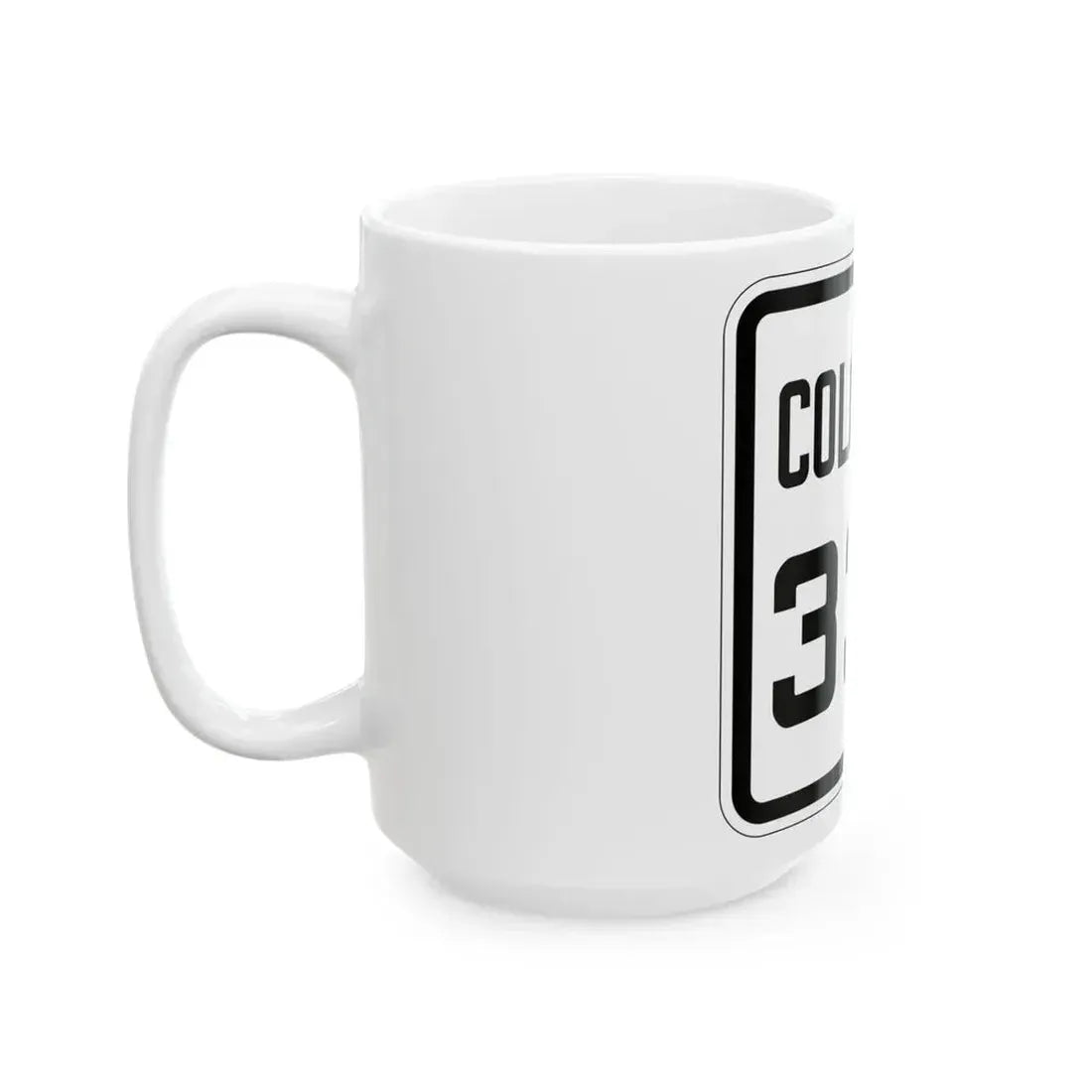 Colorado 336 1926 (Colorado) (Road Sign) White Coffee Mug - Go Mug Yourself