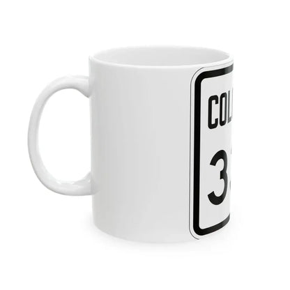 Colorado 336 1946 (Colorado) (Road Sign) White Coffee Mug - Go Mug Yourself