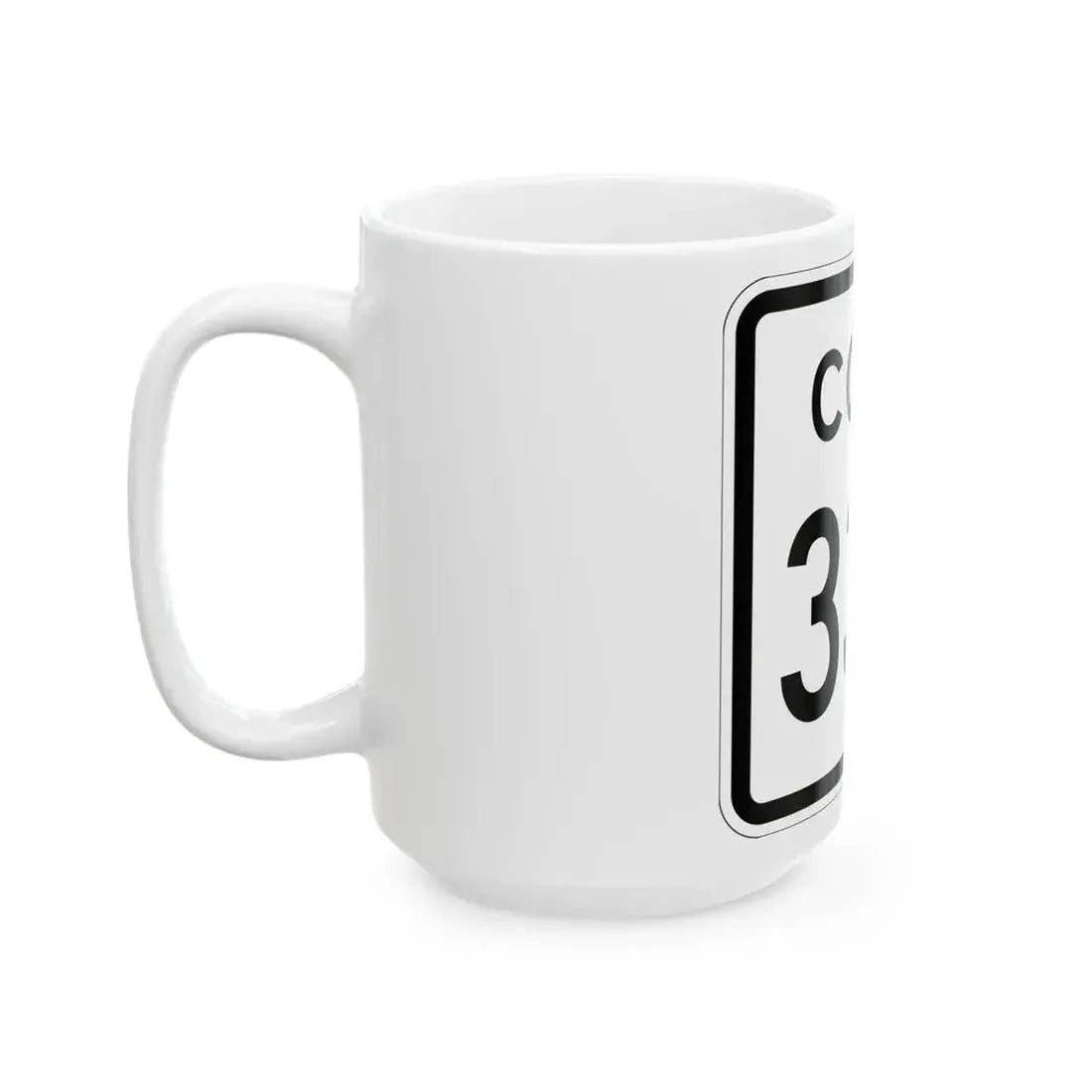 Colorado 336 1952 (Colorado) (Road Sign) White Coffee Mug - Go Mug Yourself