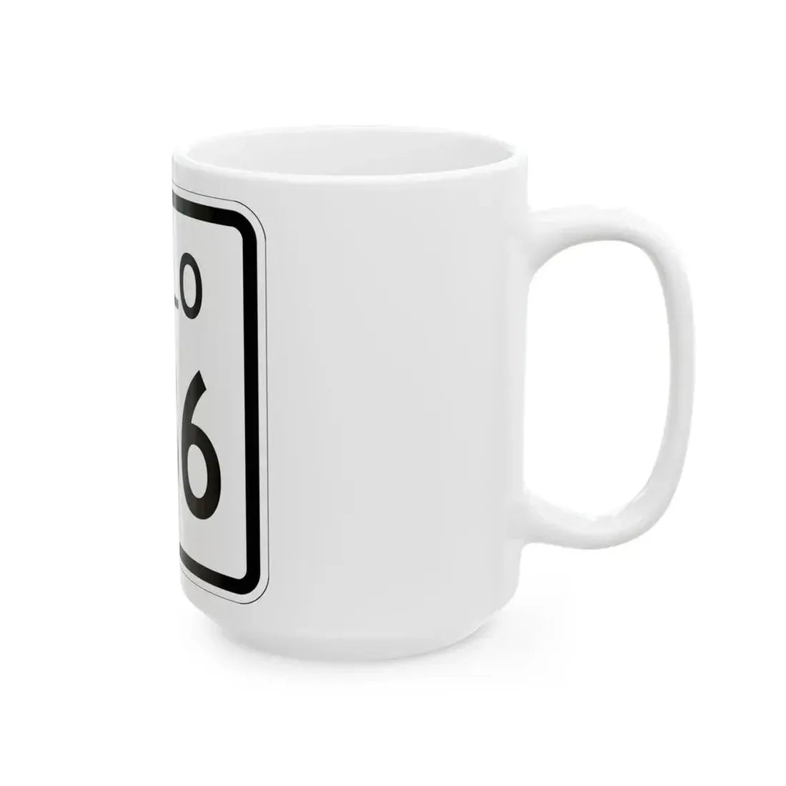 Colorado 336 1952 (Colorado) (Road Sign) White Coffee Mug - Go Mug Yourself