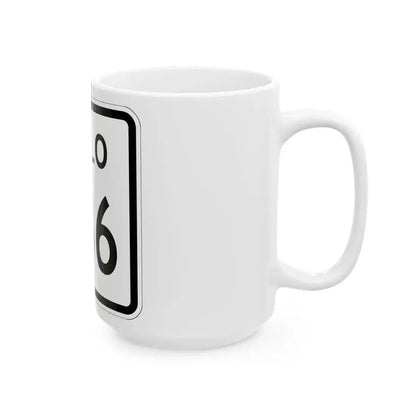 Colorado 336 1952 (Colorado) (Road Sign) White Coffee Mug - Go Mug Yourself