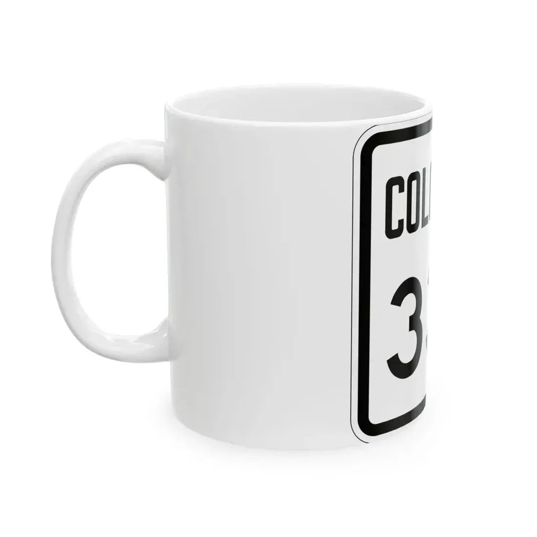Colorado 337 1946 (Colorado) (Road Sign) White Coffee Mug - Go Mug Yourself