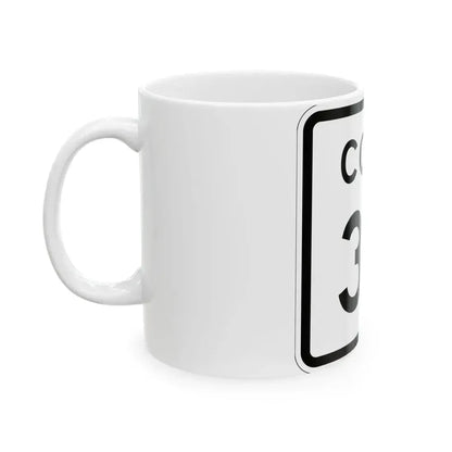 Colorado 34 1952 (Colorado) (Road Sign) White Coffee Mug - Go Mug Yourself