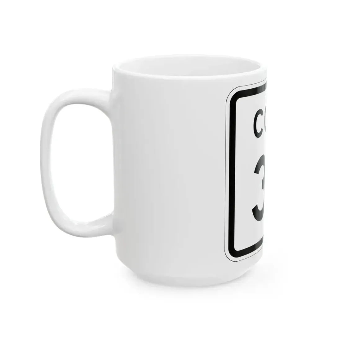 Colorado 34 1952 (Colorado) (Road Sign) White Coffee Mug - Go Mug Yourself