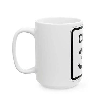 Colorado 34 1952 (Colorado) (Road Sign) White Coffee Mug - Go Mug Yourself
