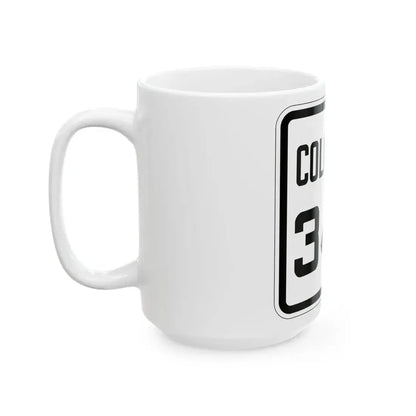Colorado 342 1926 (Colorado) (Road Sign) White Coffee Mug - Go Mug Yourself