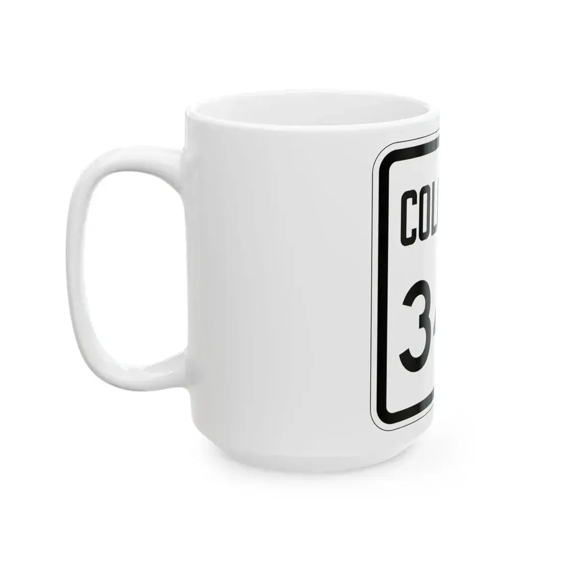 Colorado 342 1946 (Colorado) (Road Sign) White Coffee Mug - Go Mug Yourself