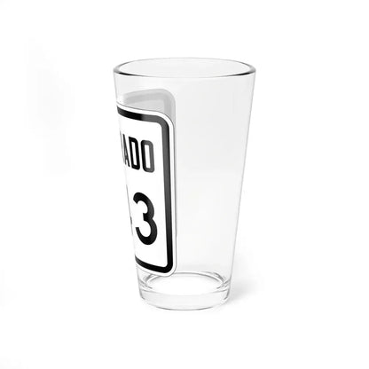 Colorado 343 1946 (Colorado) (Road Sign) Pint Glss 16oz - Go Mug Yourself