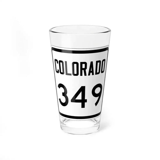 Colorado 349 1946 (Colorado) (Road Sign) Pint Glass 16oz 16oz - Go Mug Yourself