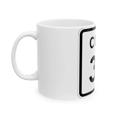 Colorado 35 1952 (Colorado) (Road Sign) White Coffee Mug - Go Mug Yourself