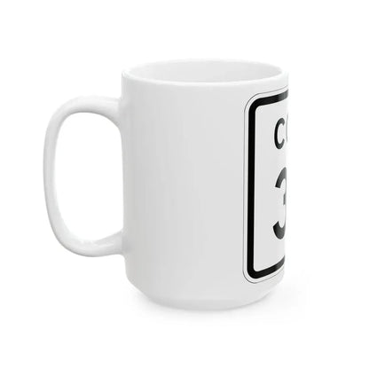 Colorado 35 1952 (Colorado) (Road Sign) White Coffee Mug - Go Mug Yourself