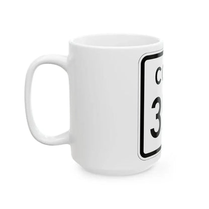 Colorado 355 1952 (Colorado) (Road Sign) White Coffee Mug - Go Mug Yourself