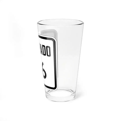 Colorado 36 1946 (Colorado) (Road Sign) Pint Glass 16oz - Go Mug Yourself