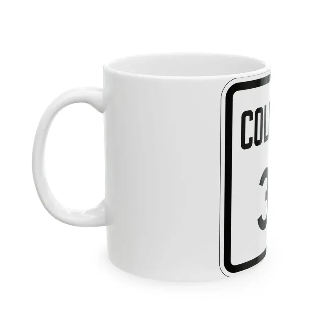 Colorado 36 1946 (Colorado) (Road Sign) White Coffee Mug - Go Mug Yourself