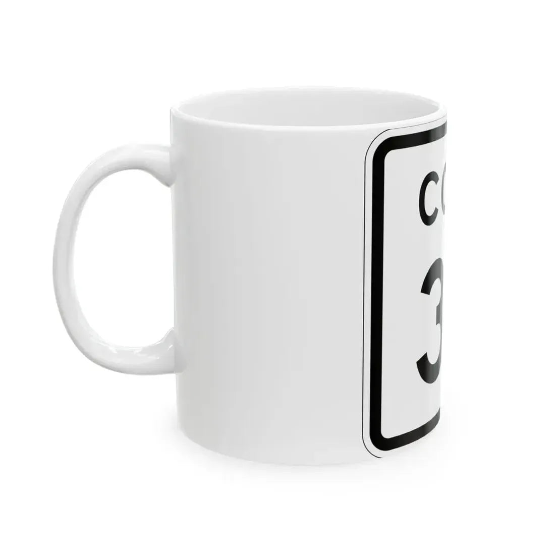 Colorado 36 1952 (Colorado) (Road Sign) White Coffee Mug - Go Mug Yourself