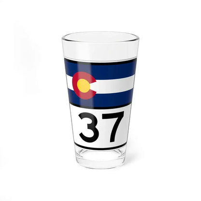 Colorado 37 (Colorado) (Road Sign) Pint Glss 16oz 16oz - Go Mug Yourself