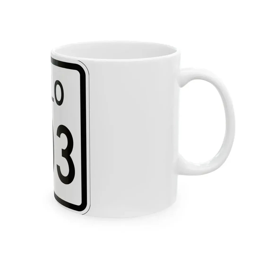 Colorado 403 1952 (Colorado) (Road Sign) White Coffee Mug - Go Mug Yourself