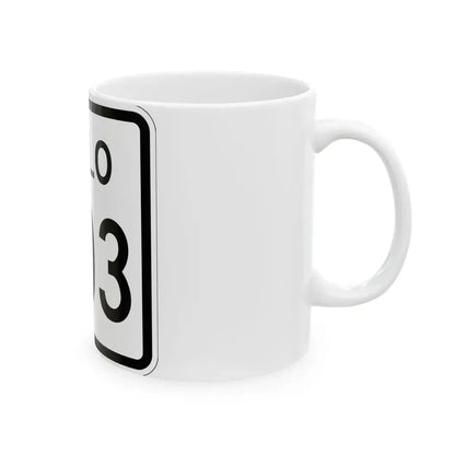 Colorado 403 1952 (Colorado) (Road Sign) White Coffee Mug - Go Mug Yourself