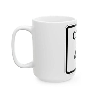 Colorado 41 1952 (Colorado) (Road Sign) White Coffee Mug - Go Mug Yourself