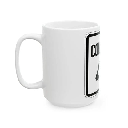 Colorado 42 1926 (Colorado) (Road Sign) White Coffee Mug - Go Mug Yourself