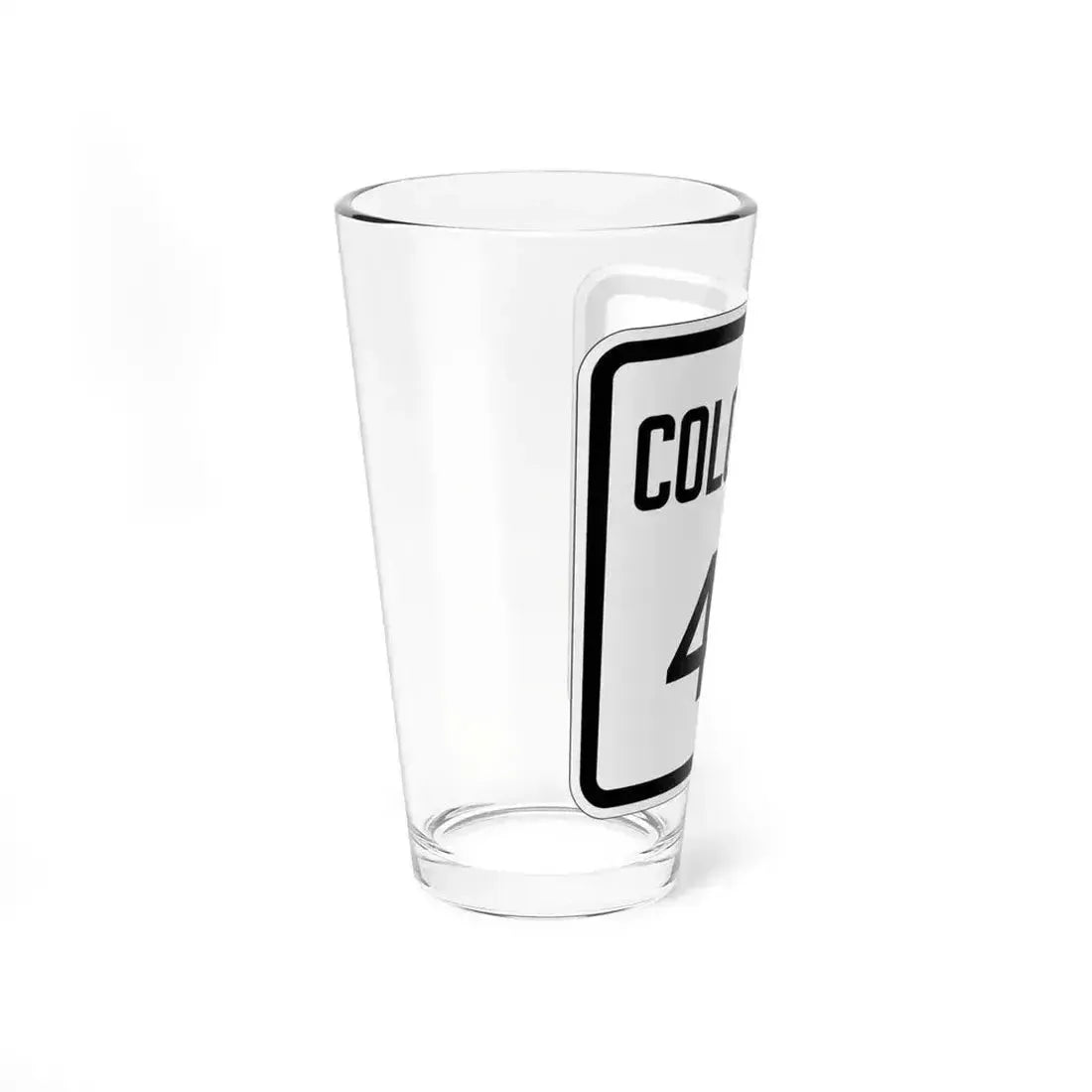 Colorado 43 1946 (Colorado) (Road Sign) Pint Glass 16oz - Go Mug Yourself