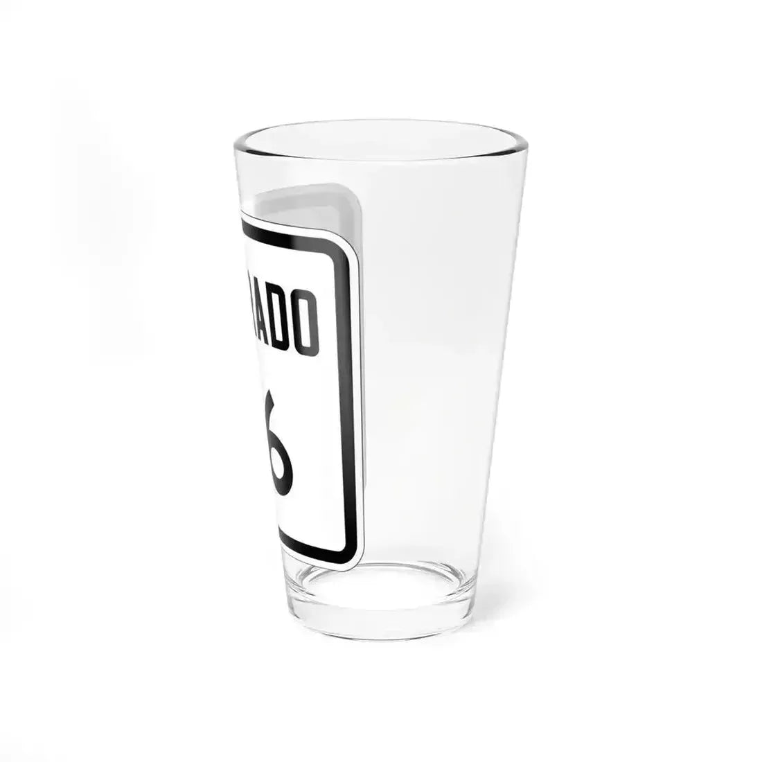 Colorado 46 1946 (Colorado) (Road Sign) Pint Glass 16oz - Go Mug Yourself