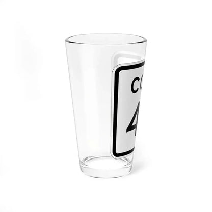 Colorado 47 1952 (Colorado) (Road Sign) Pint Glass 16oz - Go Mug Yourself