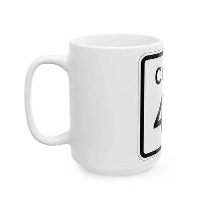 Colorado 47 1952 (Colorado) (Road Sign) White Coffee Mug - Go Mug Yourself