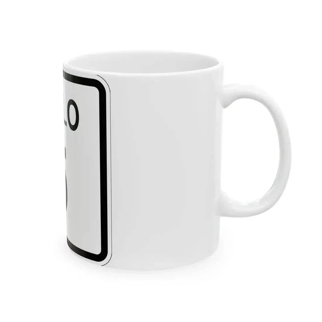 Colorado 5 1952 (Colorado) (Road Sign) White Coffee Mug - Go Mug Yourself