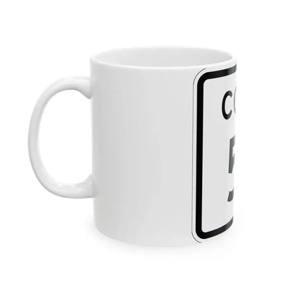 Colorado 51 1952 (Colorado) (Road Sign) White Coffee Mug - Go Mug Yourself