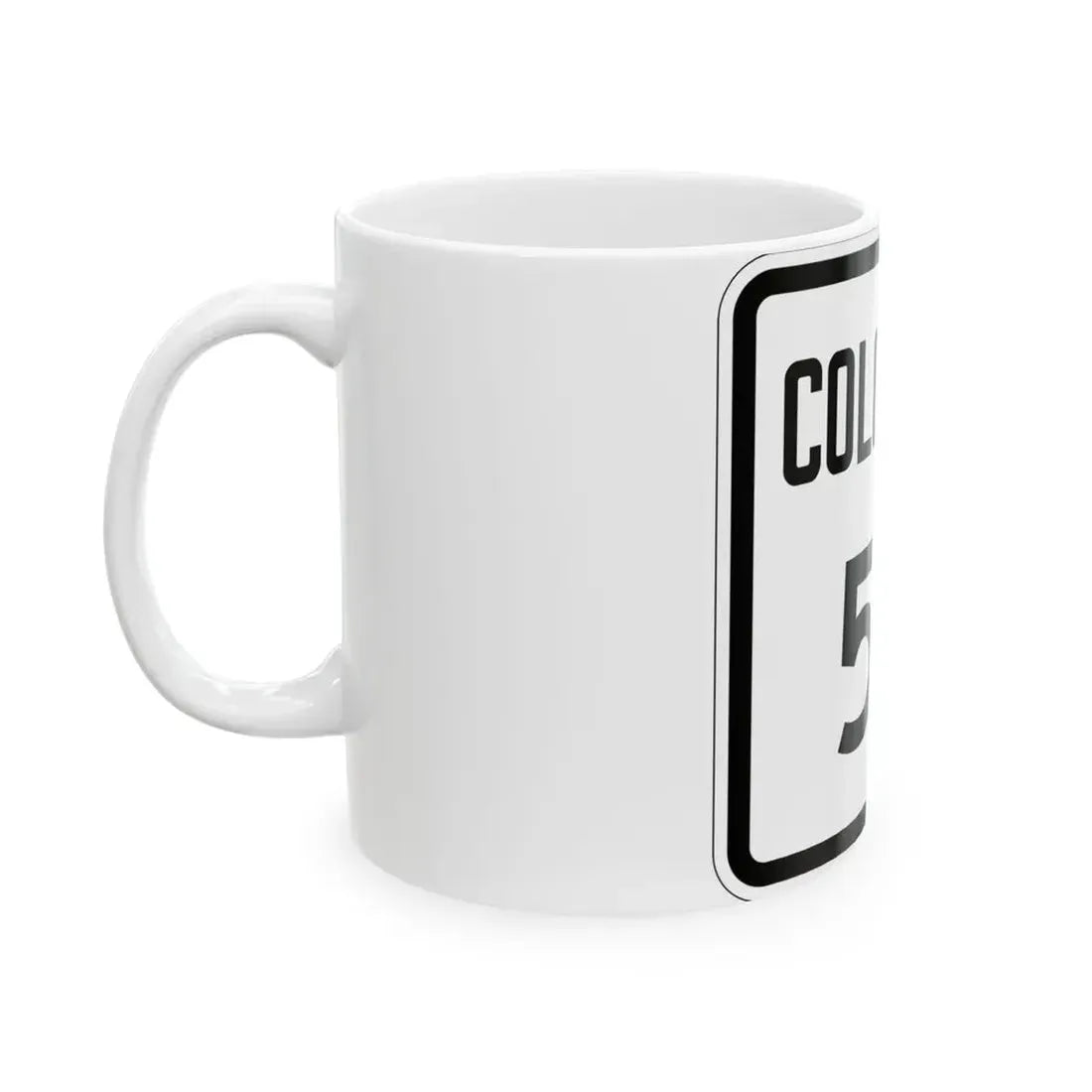 Colorado 53 1946 (Colorado) (Road Sign) White Coffee Mug - Go Mug Yourself